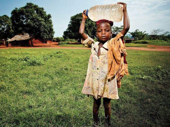 New clothes for highland children